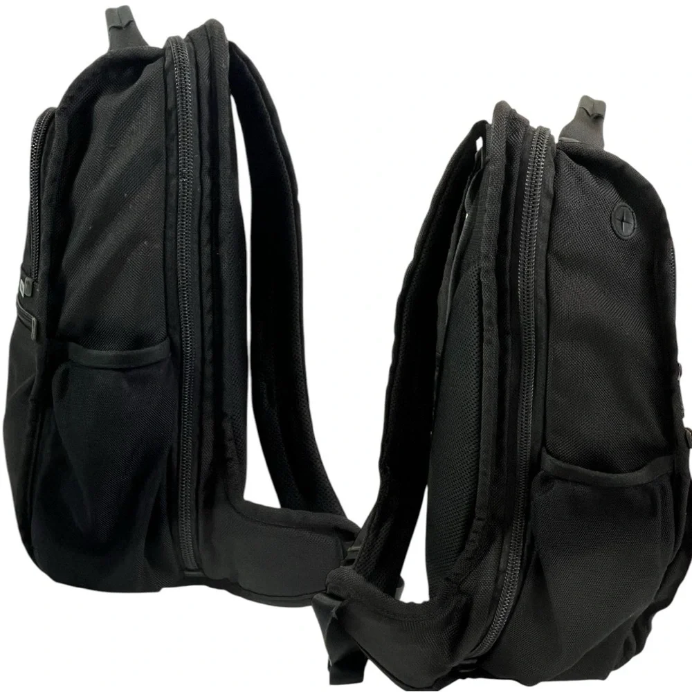 TUMI Alpha Nylon Canvas Durable Backpack Black 26179DH